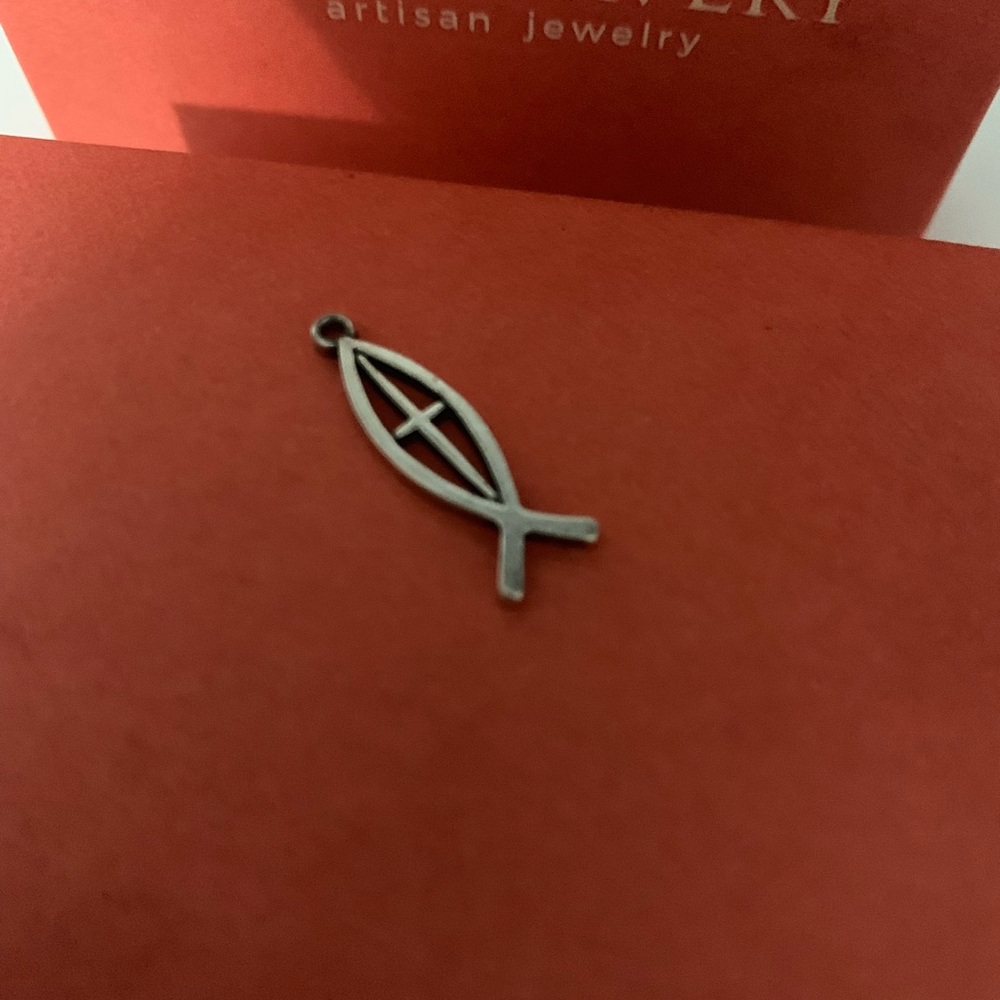 James Avery retired sterling silver ichthus charm